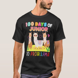 T-shirt 100 Jours De Junior Pas De Problème 100ème Jour Éc