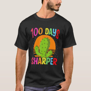 T-shirt 100 Jours de l'école 100e Sharper Cactus enseignan