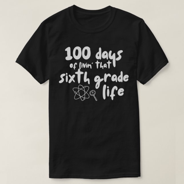 T-shirt 100 Jours de l'école Cent Jours de l'école enseign (Design devant)