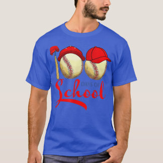 T-shirt 100 Jours de l'école de baseball enseignant enfant