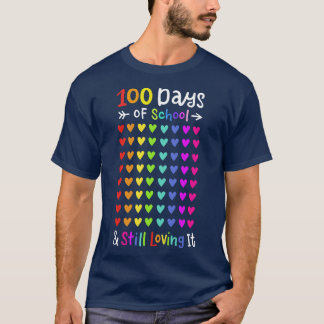 T-shirt 100 jours de l'enseignant de l'école élève 2