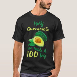 T-shirt 100 Jours De L'Enseignant Saint Guacamole Don
