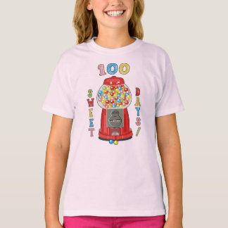 T-shirt 100 Jours de machine de gumball scolaire
