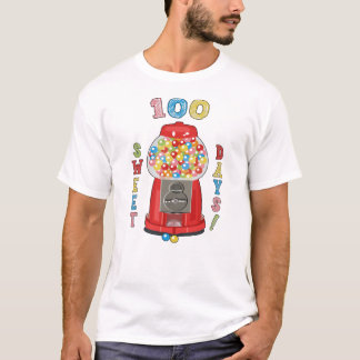T-shirt 100 Jours de machine de gumball scolaire