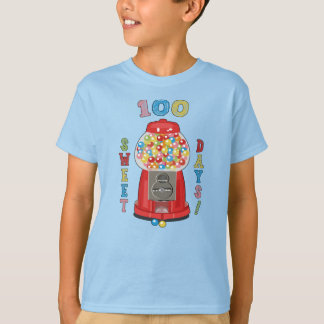 T-shirt 100 Jours de machine de gumball scolaire
