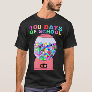 T-shirt 100 Jours De Machine De Gumball Scolaire Pour Les 