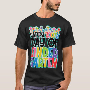 T-shirt 100 Jours De Maternelle Joyeux 100E Jour De L'Écol