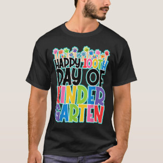 T-shirt 100 Jours De Maternelle Joyeux 100E Jour De L'Écol