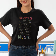 100 jours de musique Notes 100e jour scolaire Ense