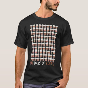 T-shirt 100 jours de professeur de café  Professeur 100ème