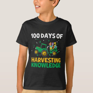 T-shirt 100 Jours De Tracteur Scolaire Agriculture 100E Jo
