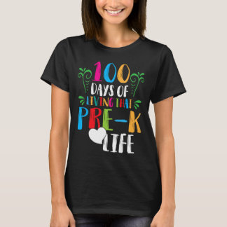 T-shirt 100 jours de vie qui pré-k vie100jours d'école