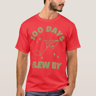 T-shirt 100 Jours De Vol Par 100 Jours D'École 4