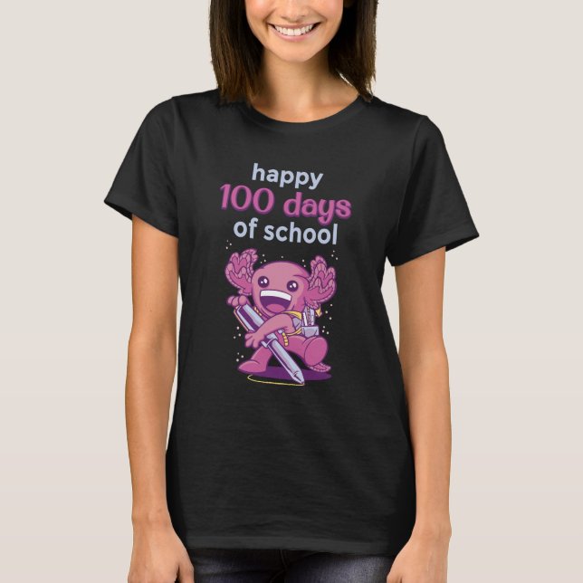 T-shirt 100 jours d'école (Devant)