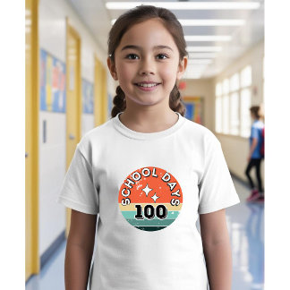 T-shirt 100 jours d'école, 100 jours de classe