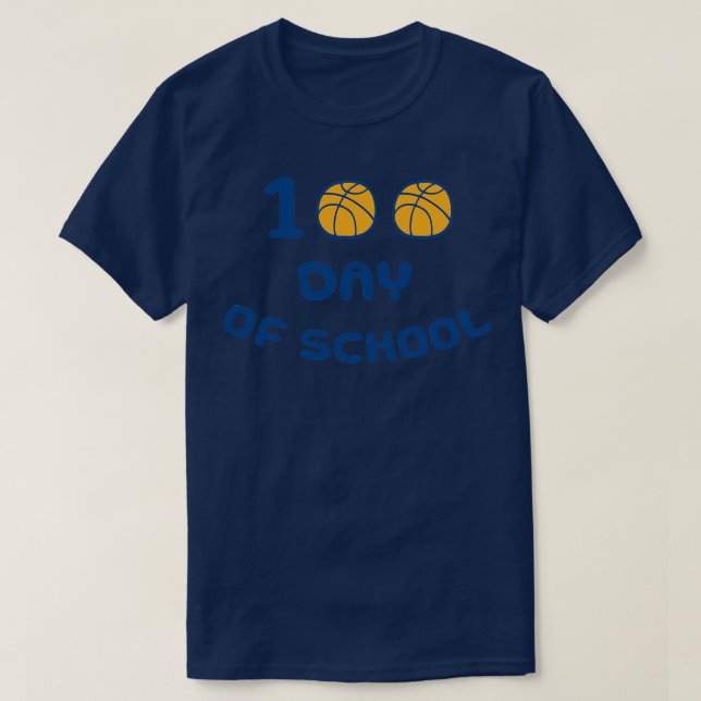 T-shirt 100 Jours d'école 65 (Design devant)
