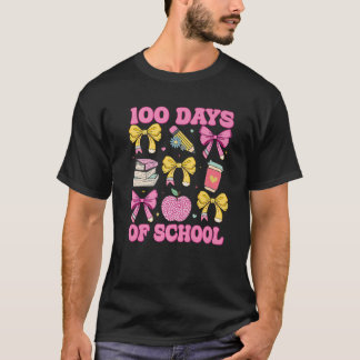 T-shirt 100 Jours D'École Coquette Bow 100E Jour D'École