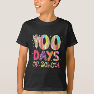 T-shirt 100 Jours D'École Coquette Crayon Enseignants Cray