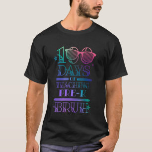 T-shirt 100 jours d'école Élève de maternelle Enseignant 1