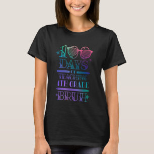 T-shirt 100 jours d'école élève de quatrième année enseign