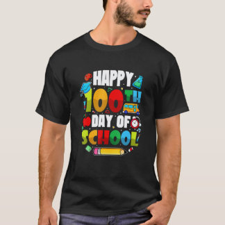 T-shirt 100 Jours D'école Élèves Enseignants 2023 Garçons 
