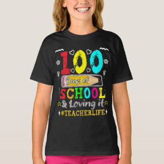 T-shirt 100 Jours D'École Et L'Aimer