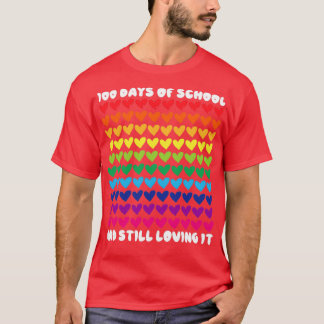 T-shirt 100 Jours D'École Et Toujours Aimer 5