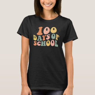 T-shirt 100 Jours D'école Groovy Joyeux 100ème Jour D'écol