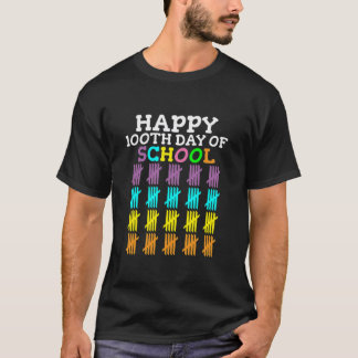 T-shirt 100 Jours D'École Heureux