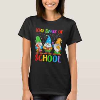T-shirt 100 Jours D'école Mignons Gnomes Apprentissage Ens