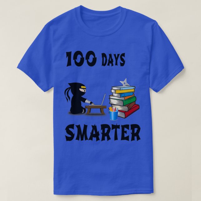 T-shirt 100 jours d'école ninja2 (Design devant)