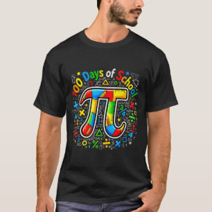 T-shirt 100 jours d'école Pi Math Drip Drôle 100 jours Enf