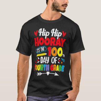 T-shirt 100 Jours D'école Pour Les Garçons De Quatrième An