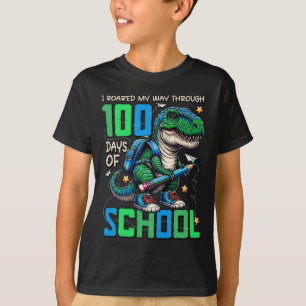 T-shirt 100 Jours D'École Trex 100 Jours Plus Smarter 100E