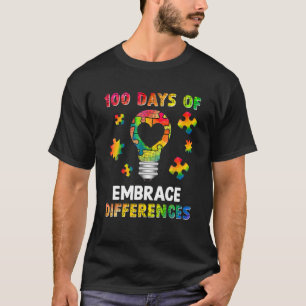 T-shirt 100 Jours D'Embrace Différences Puzzle Autisme Awa
