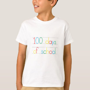 T-shirt 100 jours d'enfants d'école
