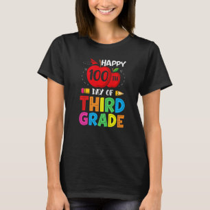 T-shirt 100 Jours d'Enseignant Filles Garçons 3e année