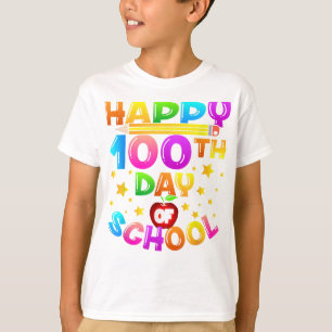 T-shirt 100 Jours d'enseignant scolaire 100e Jour d'école