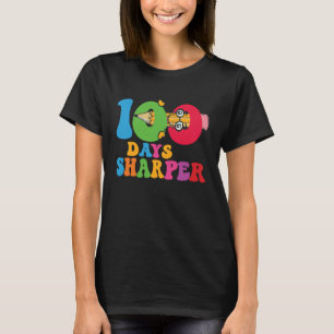 T-shirt 100 Jours d'enseignant Sharper Etudiant Joyeux 100