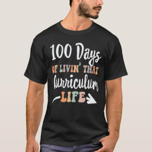 T-shirt 100 jours du programme 100e jour d'école pour LIN
