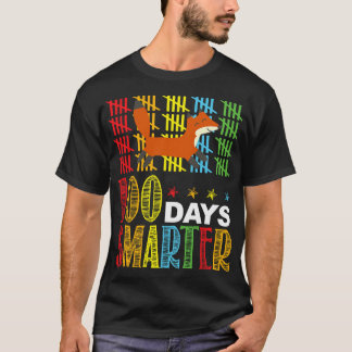 T-shirt 100 jours Enseignant Smarter Fox 100 jours d'école