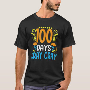 T-shirt 100 Jours Fou Fou 100 Jours D'École Élève Ense