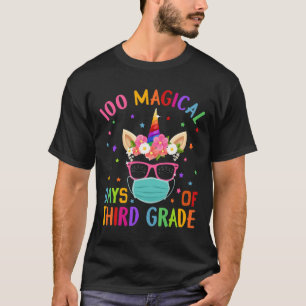 T-shirt 100 Jours Magiques De Troisième Classe Unicorn Mas