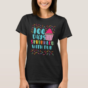 T-shirt 100 Jours Parsemés De Plaisir - Saupoudrer Cupcake