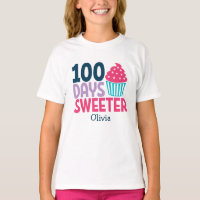 100 jours plus doux| Cute Cupcake personnalisée