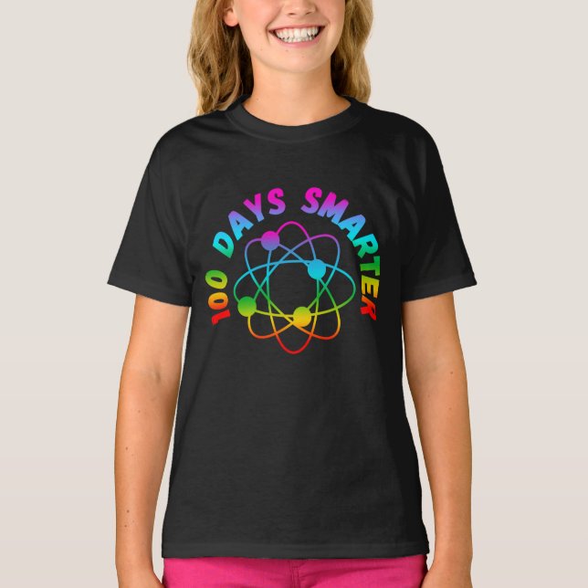 T-shirt 100 JOURS PLUS INTELLIGENT (Devant)