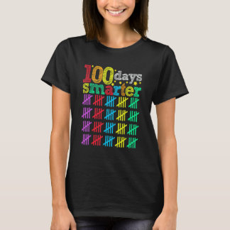 T-shirt 100 jours plus intelligent Joyeux 100e jour d'écol