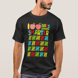 T-shirt 100 Jours Plus Intelligent Joyeux 100ème Jour D'Éc