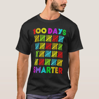 T-shirt 100 Jours Plus Intelligent Joyeux 100ème Jour D'Éc
