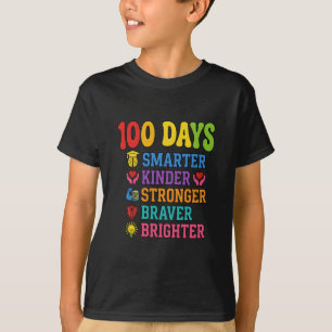 T-shirt 100 Jours Plus Intelligents Enfants Plus Courageux